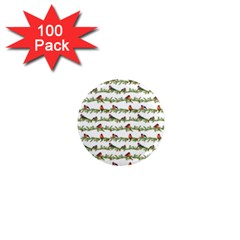 Bullfinches On The Branches 1  Mini Magnets (100 Pack)  by SychEva