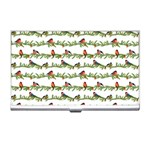 Bullfinches On The Branches Business Card Holder Front