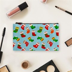 Christmas Socks Cosmetic Bag (small) by SychEva