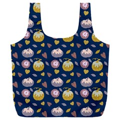 Autumn Pumpkins Full Print Recycle Bag (xxl) by SychEva