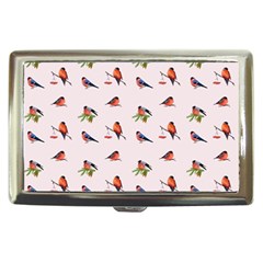 Bullfinches Sit On Branches Cigarette Money Case by SychEva