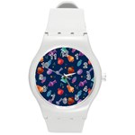 Jugs And Vases Round Plastic Sport Watch (M) Front