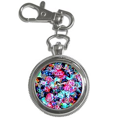 Neon Floral Key Chain Watches by 3cl3ctix