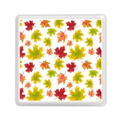 Bright Autumn Leaves Memory Card Reader (square) by SychEva