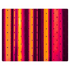 Warped Stripy Dots Double Sided Flano Blanket (medium)  by essentialimage365