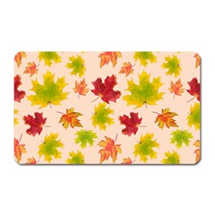 Bright Autumn Leaves Magnet (rectangular) by SychEva