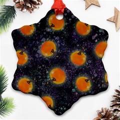 Space Pumpkins Ornament (snowflake) by SychEva