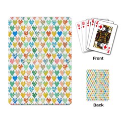 Multicolored Hearts Playing Cards Single Design (rectangle) by SychEva