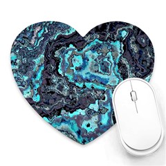 Strange Glow Heart Mousepads by MRNStudios