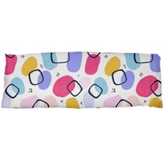 Abstract Multicolored Shapes Body Pillow Case (dakimakura) by SychEva