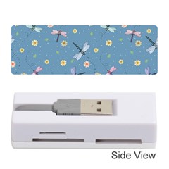 Cute Dragonflies In Spring Memory Card Reader (stick) by SychEva