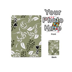 Folk Flowers Print Floral Pattern Ethnic Art Playing Cards 54 Designs (mini) by Eskimos