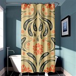 Folk flowers print Floral pattern Ethnic art Shower Curtain 36  x 72  (Stall)  Curtain(36 X72 ) - 33.26 x66.24  Curtain(36 X72 )