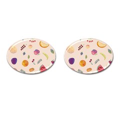 Summer Fruit Cufflinks (oval) by SychEva