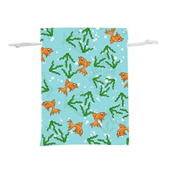 Gold Fish Lightweight Drawstring Pouch (m) by SychEva