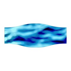 Blue Waves Abstract Series No4 Stretchable Headband by DimitriosArt