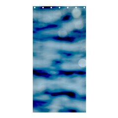 Blue Waves Abstract Series No5 Shower Curtain 36  X 72  (stall)  by DimitriosArt