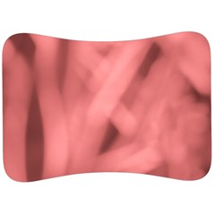 Red Flames Abstract No2 Velour Seat Head Rest Cushion by DimitriosArt