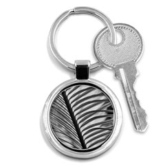 Cycas Leaf The Shadows Key Chain (round) by DimitriosArt