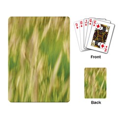 Golden Grass Abstract Playing Cards Single Design (rectangle)