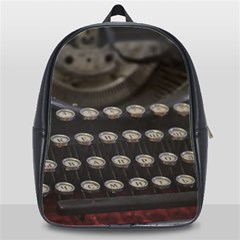 Keyboard From The Past School Bag (xl) by DimitriosArt