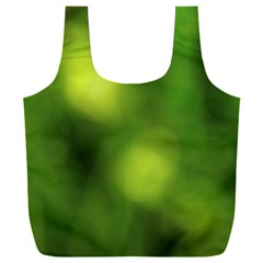 Green Vibrant Abstract No3 Full Print Recycle Bag (xxxl) by DimitriosArt