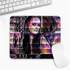 Hungry Eyes Ii Large Mousepads by MRNStudios