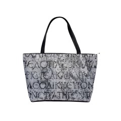 Ancient Greek Typography Photo Classic Shoulder Handbag by dflcprintsclothing