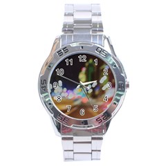 City Lights Series No4 Stainless Steel Analogue Watch by DimitriosArt