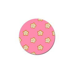 Cookies Pattern Pink Golf Ball Marker (4 Pack)