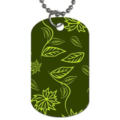 Folk Flowers Print Floral Pattern Ethnic Art Dog Tag (one Side) by Eskimos