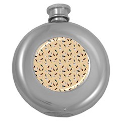 Festive Champagne Round Hip Flask (5 Oz) by SychEva