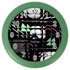 Digital Illusion Color Wall Clock by Sparkle