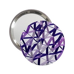 3d Lovely Geo Lines X 2 25  Handbag Mirrors by Uniqued