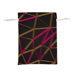 3d Lovely Geo Lines Xi Lightweight Drawstring Pouch (s) by Uniqued