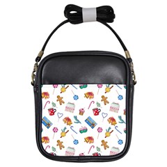 New Year Elements Girls Sling Bag by SychEva