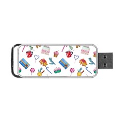 New Year Elements Portable Usb Flash (one Side) by SychEva