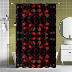 Floral Pattern Paisley Style Paisley Print   Shower Curtain 48  X 72  (small)  by Eskimos