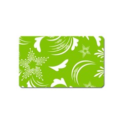 Folk Flowers Print Floral Pattern Ethnic Art Magnet (name Card)