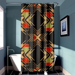 Abstract Geometric Design    Shower Curtain 36  X 72  (stall)  by Eskimos