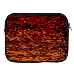 Red Waves Flow Series 2 Apple Ipad 2/3/4 Zipper Cases by DimitriosArt