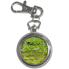 Green Waves Flow Series 1 Key Chain Watches by DimitriosArt