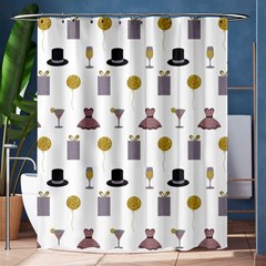 Shiny New Year Things Shower Curtain 60  X 72  (medium)  by SychEva