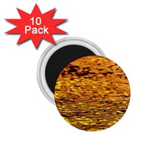 Gold Waves Flow Series 1 1 75  Magnets (10 Pack)  by DimitriosArt