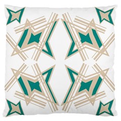 Abstract Pattern Geometric Backgrounds   Standard Flano Cushion Case (one Side)