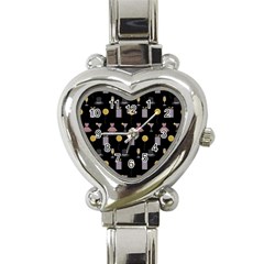 Shiny New Year Things Heart Italian Charm Watch by SychEva