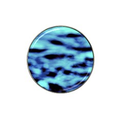 Blue Waves Flow Series 4 Hat Clip Ball Marker by DimitriosArt