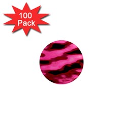 Pink  Waves Flow Series 3 1  Mini Magnets (100 Pack)  by DimitriosArt