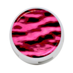 Pink  Waves Flow Series 3 4-port Usb Hub (two Sides) by DimitriosArt