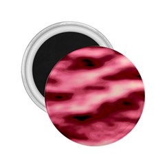 Pink  Waves Flow Series 5 2 25  Magnets by DimitriosArt